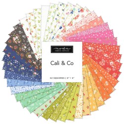 Charm pack 5" squares - Cali & Co.