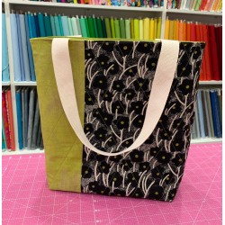 Kit Tote Bag in canvas a fiori