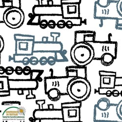 Jersey - Treni su bianco