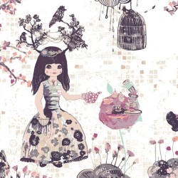 Wonderland - Alice multicolore