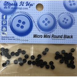 Bottoncini neri 4mm