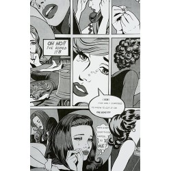 Fumetti e cucito in bianco e nero - Pannello