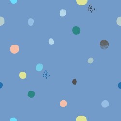 Soft shell - Pois su azzurro