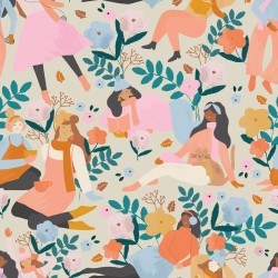 Popeline 100% cotone - Best Friends