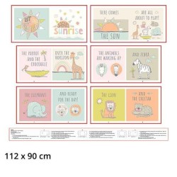 Safari - Pannello libro tessile