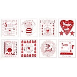 Say it with a stitch - Pannello orizzontale