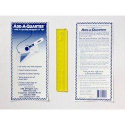 Add a quarter ruler 6"